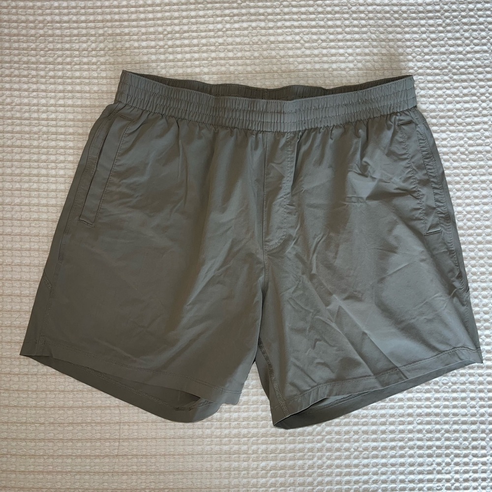 Bearbottom Atlas Shorts - Gray, 5.5”